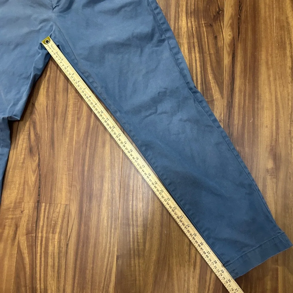 Banana Republic Mason Athletic Tapered Chino Pants Mens 34x32 Lush Blue 338337